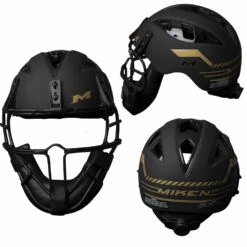 Top 10 ✨ Miken GOLD LEGIT 🥎 SOFTBALL PITCHERS MASK/HELMET DIAL FIT SYSTEM 💯