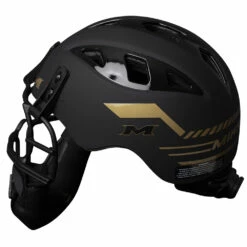 Top 10 ✨ Miken GOLD LEGIT 🥎 SOFTBALL PITCHERS MASK/HELMET DIAL FIT SYSTEM 💯 -Baseball Sales 2022 image 1610