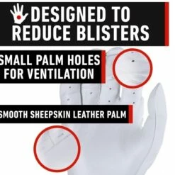 Buy 🔥 FRANKLIN POWERSTRAP CHROME BATTING GLOVE ADULT 🧨 -Baseball Sales 2022 image 1850