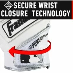 Buy 🔥 FRANKLIN POWERSTRAP CHROME BATTING GLOVE ADULT 🧨 -Baseball Sales 2022 image 1851