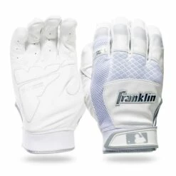 Deals 👏 FRANKLIN SHOK SORB X BATTING GLOVE ADULT PEARL WHITE MED 🔥