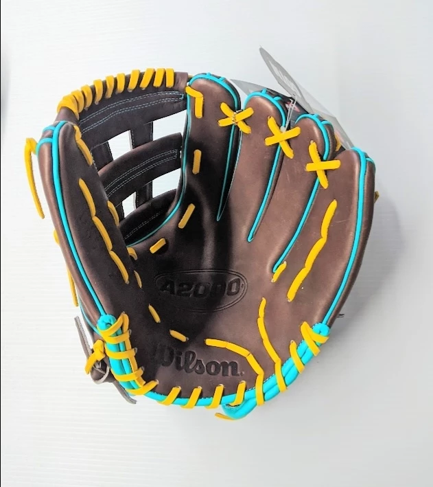 Flash Sale β Wilson A2000 12β³ DW5 Pattern GOTM Feb 2022 Dark Brown / Teal /Yel RHT π 3 Flash Sale β Wilson A2000 12β³ DW5 Pattern GOTM Feb 2022 Dark Brown / Teal /Yel RHT π - Image 3