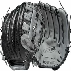 Deals ⭐ 2022 WILSON A360 SLOWPITCH GLOVE 15 BLACK-GRAPHITE 🎉 -Baseball Sales 2022 image 548