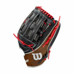 Buy 🔔 2021 WILSON A2K 1799 12.75 BLACK-SADDIE TAN BALL GLOVE 🛒 -Baseball Sales 2022 image 616
