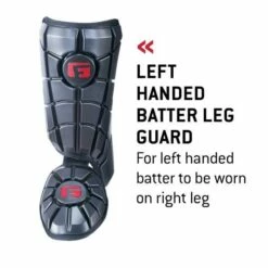 Hot Sale 🛒 G-FORM PRO BATTERS LEG GUARD RED LEFT HAND BATTER 🔥 -Baseball Sales 2022 image 980